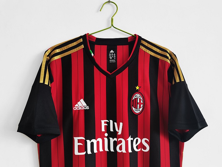 AAA Quality AC Milan 13/14 Home Soccer Jersey